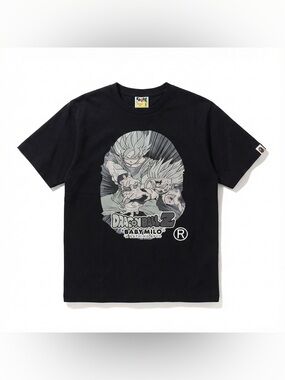 A Bathing Ape x Dragon Ball Z Black Graphic Tee